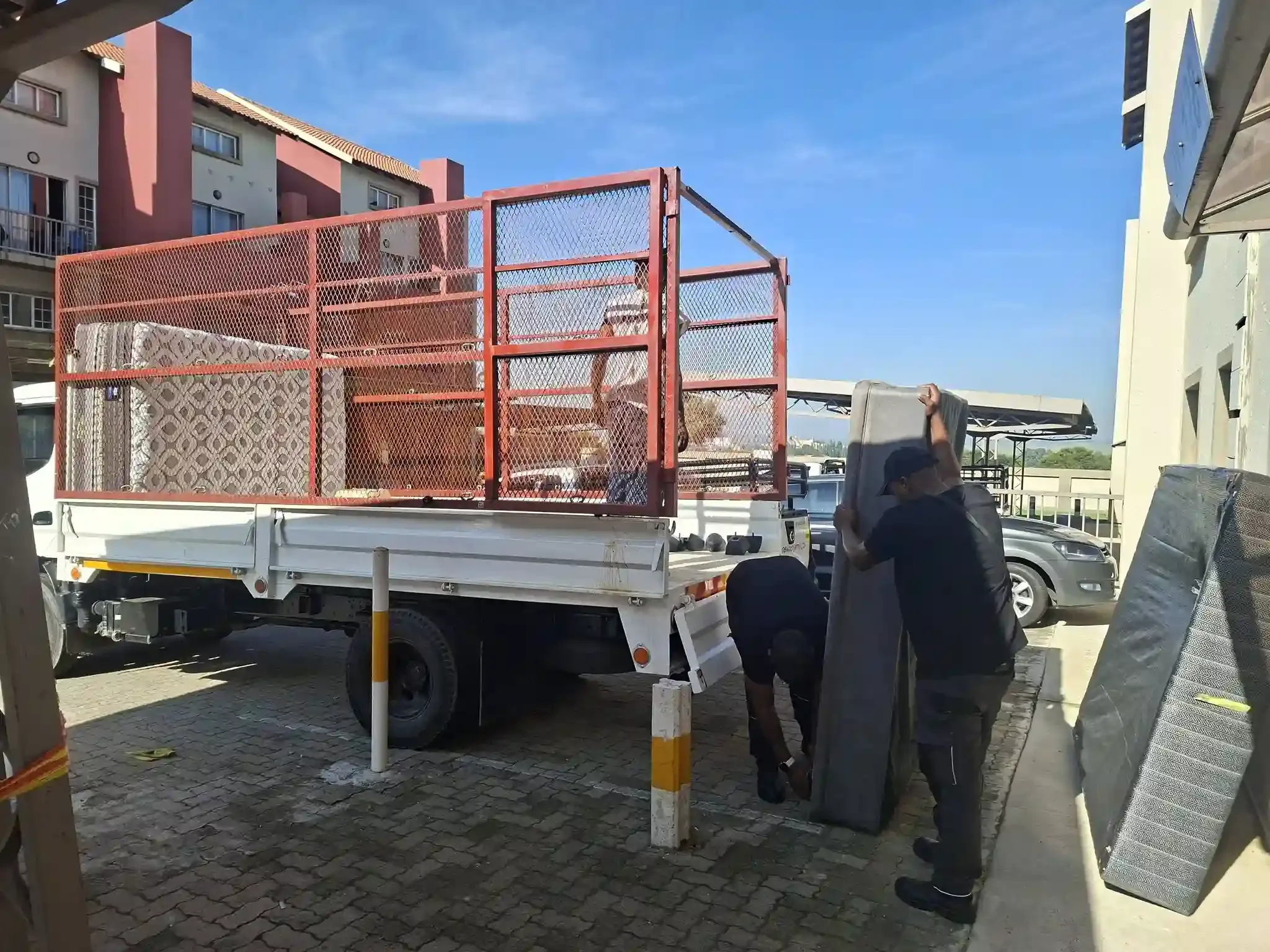 Nkuthobano scheduled delivery truck